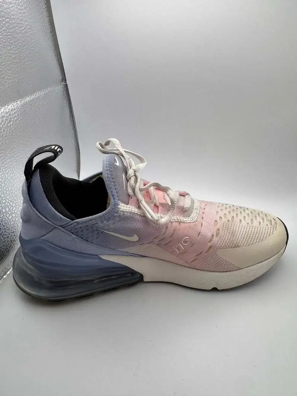 Nike Women's Air Max 270 'Aluminum Pink Foam' Gradient Shoes IB4017-468 - Picture 4 of 8